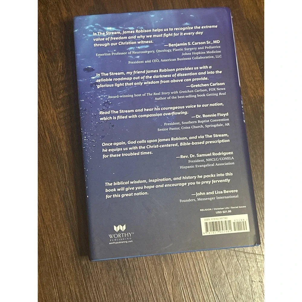 The Stream James Robison Hardcover Refreshing Hearts & Minds Renewing Freedom